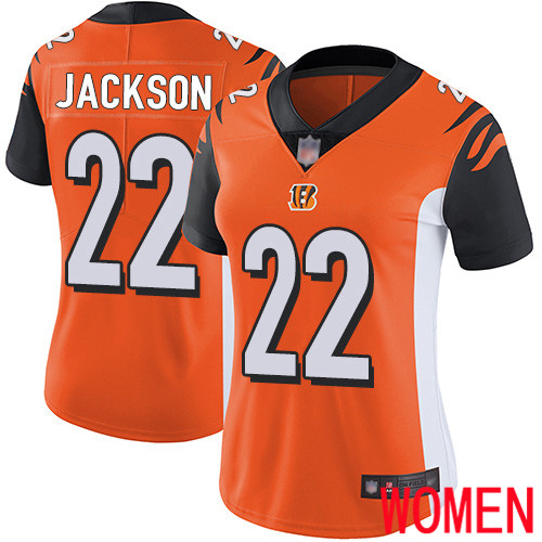 Cincinnati Bengals Limited Orange Women William Jackson Alternate Jersey NFL Footballl #22 Vapor Untouchable->cincinnati bengals->NFL Jersey